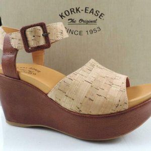 Women’s shoes Kirk-ease brown wedge sandals , shoes , New in box, sz 7